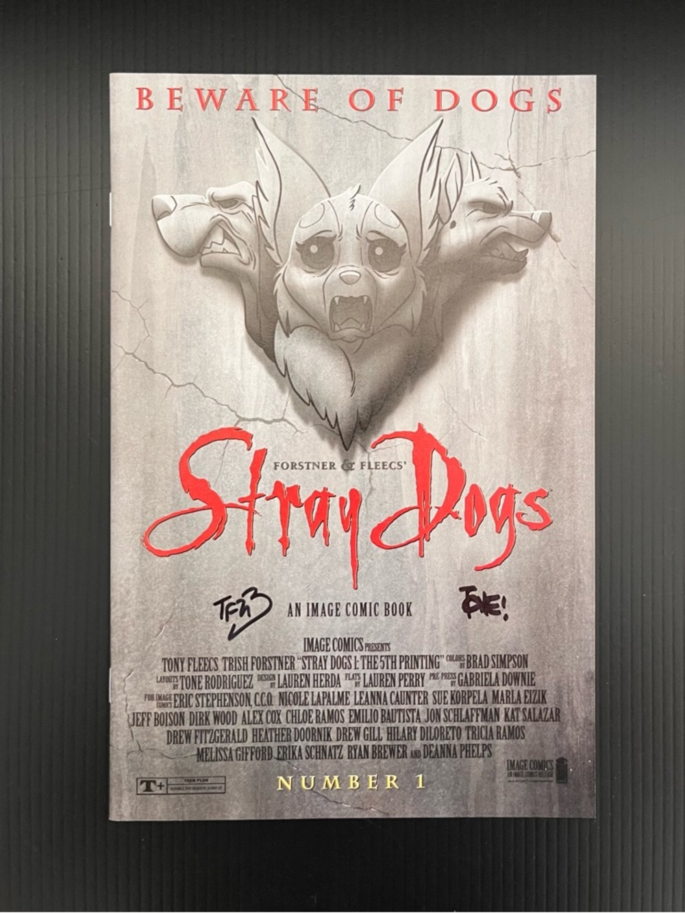 Stray Dogs #1 2021 Dracula Movie Homage Cover - Image Comics - Signed W/COA